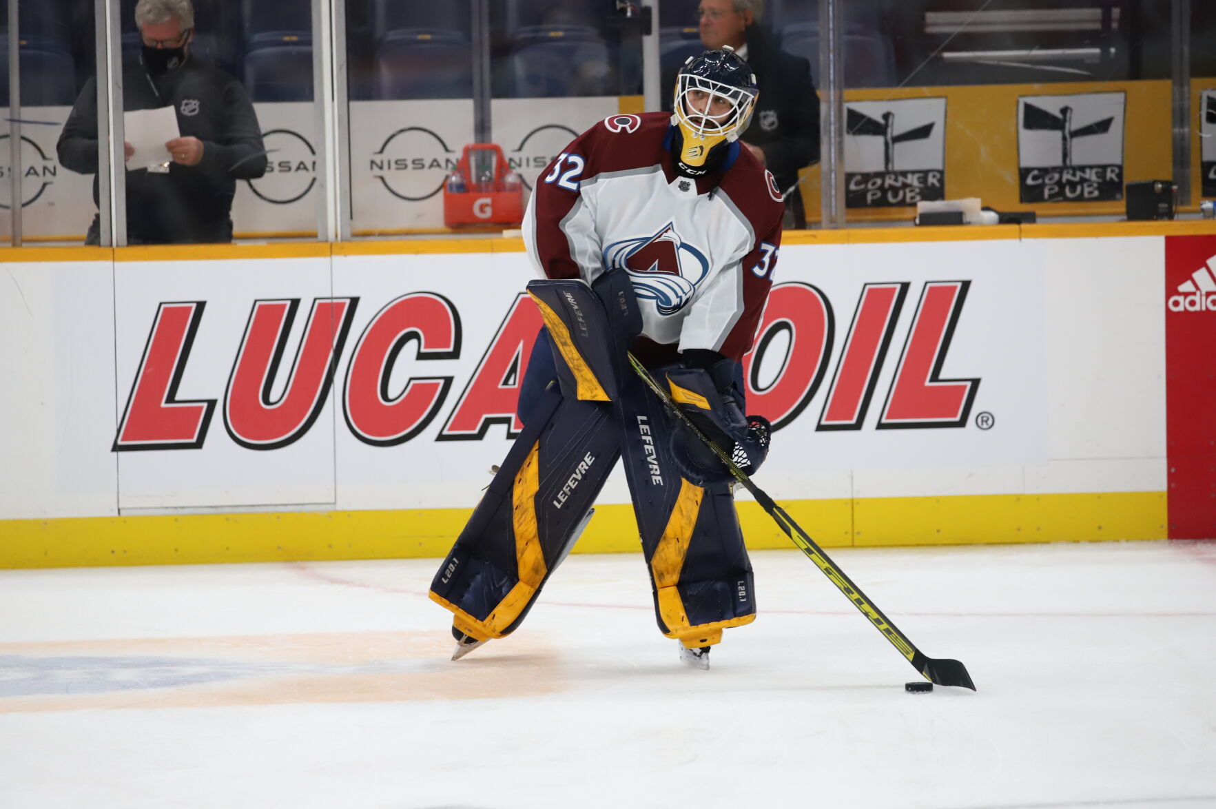 puck on stick